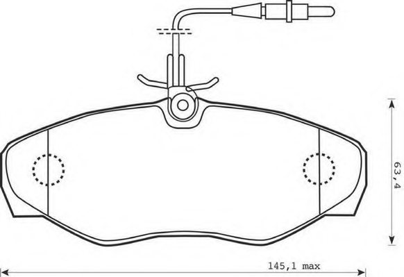 STOP 573095S Brake Pad Set, disc brake